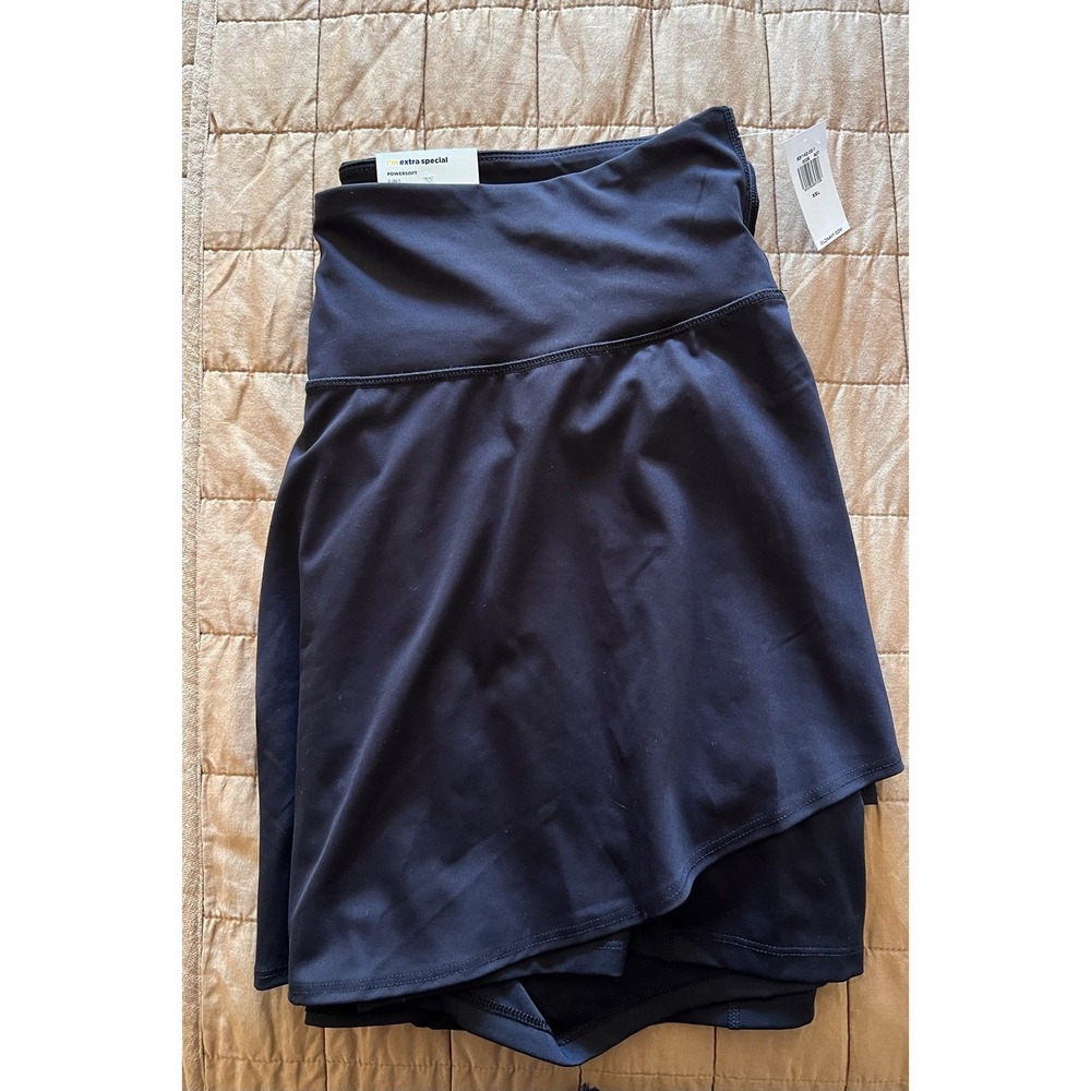 NWT Old Navy Active Extra High-Waisted PowerSoft Skort Black Women XXL - Picture 9 of 9